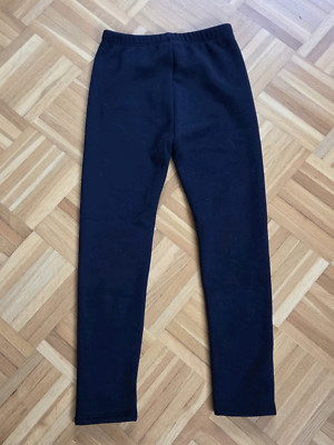 Vertbaudet Leggings schwarz gr 140 10 Jahre warm gefüttert Thermo Ökotex