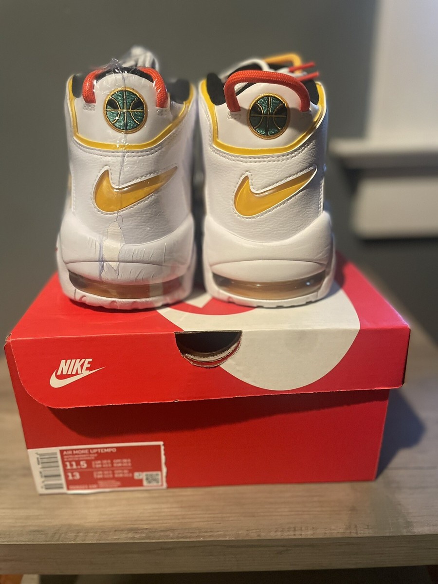 Nike Air More Uptempo Rayguns (DD9223-100) Mens Size 11.5 In Hand
