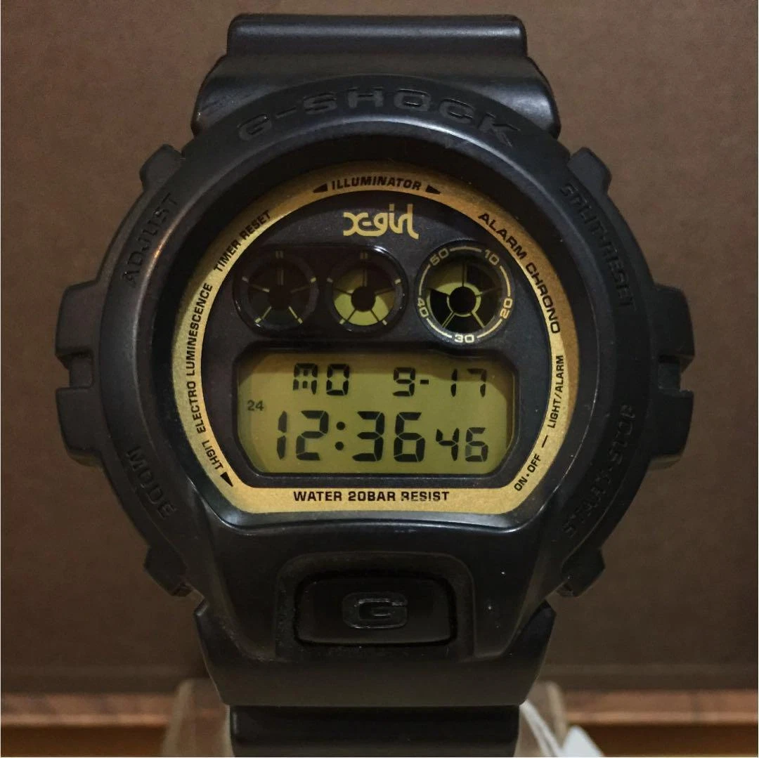 CASIO G-SHOCK DW-6900FS XLARGE Black Mens Watch Used 2d05153