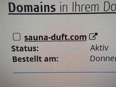 Domain    Sauna-Duft.com
