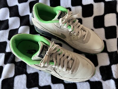 air max 90 light bone poison green