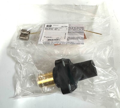 Connecteur Camlock Femelle Hubbell Série 16, Pôle Unique, Vert - Pour Câbles D'alimentation