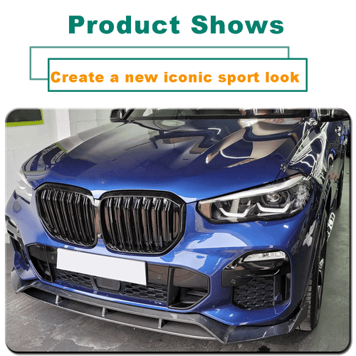 Carbon Frontlippe Frontspoiler Frontansatz Passt für BMW X5 G05 M-Paket 2019-20 - Picture 10 of 14