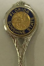 Florida Sunshine State Vintage Souvenir Spoon Collectible