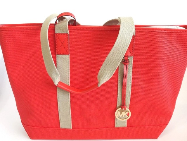 michael kors canvas pouch