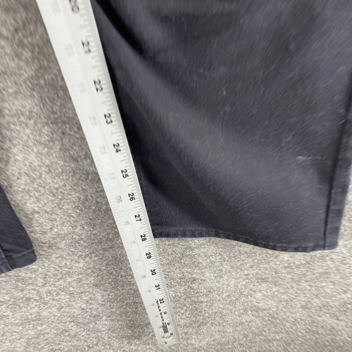Pantalones de mezclilla sin marca para hombre 32*30 negros lavado oscuro tiro medio bolsillos rectos - Imagen 5 de 8