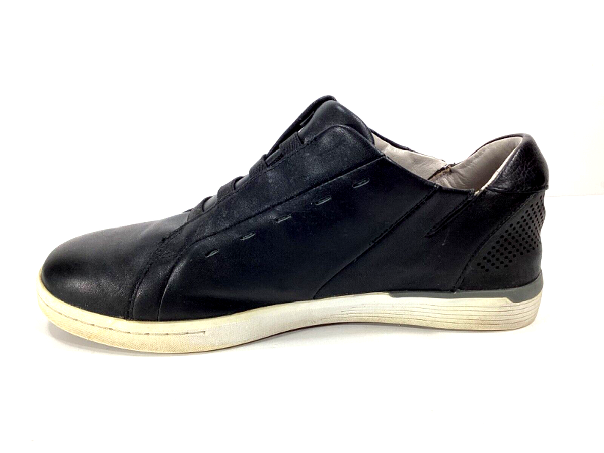 Kizik Vegas Black Leather Mens 8.5 M Handsfree Slip On  display picture 3