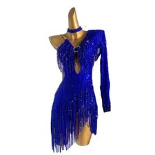 Latin Dance Dress Belly Dance Suit Cha Cha Tango Stage Professional Clothing