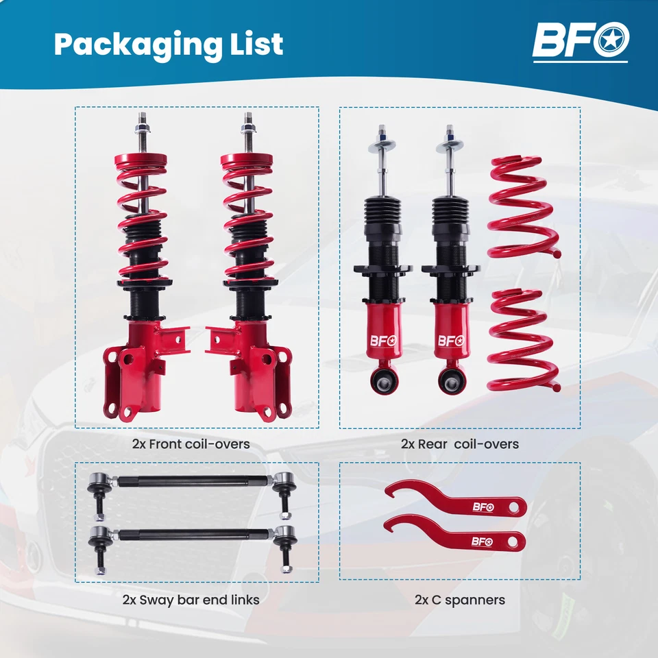 Kit de suspensión Coilovers para Chevrolet Camaro 10-15 Adj. Amortiguadores de altura Foto 2 de 4