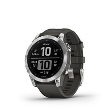 Garmin Fenix 7 GPS Multisport Smartwatch Silver 1.3 in display  NEW
