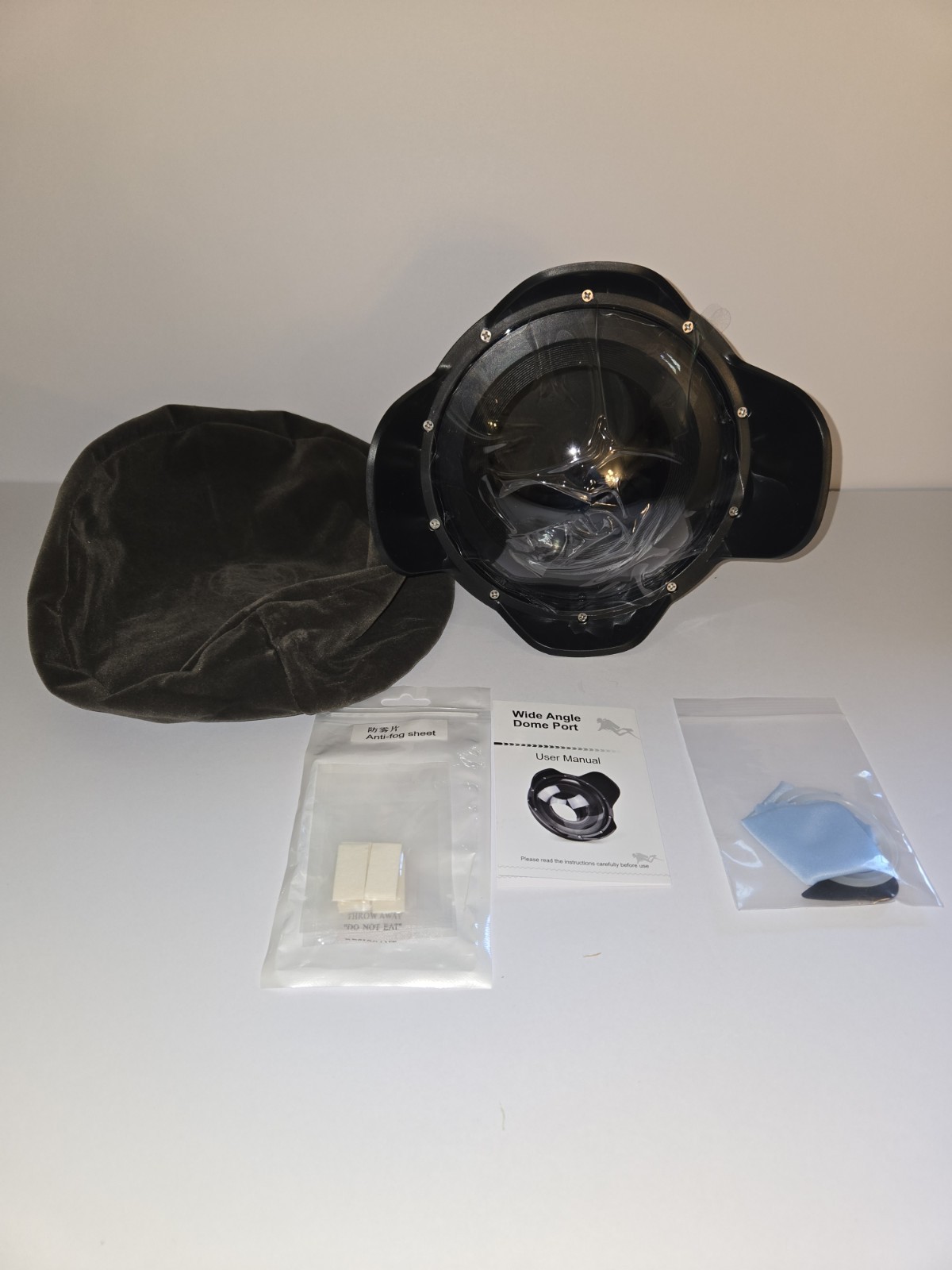 Seafrogs WA-005-A 6" Wide Angle Dry Water Dome Port Fisheye Lens For Sony Canon!
