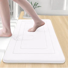 Arotive Tapete de baño de espuma viscoelástica de 24 x 16 pulgadas