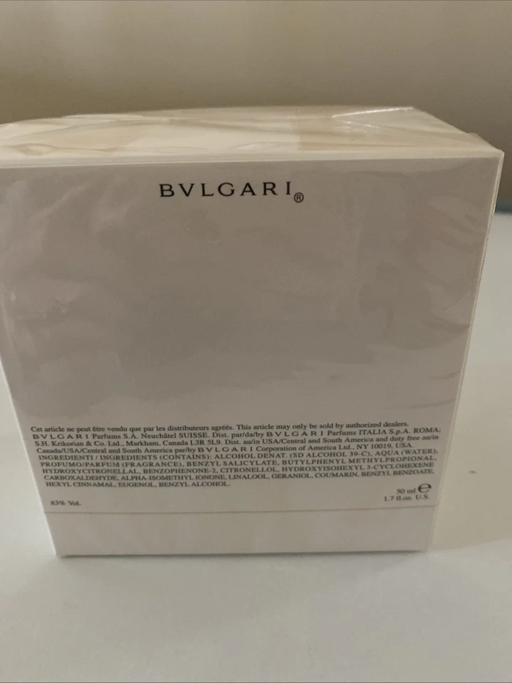 BVLGARI Voile de Jasmin 50ml/1,7 Fl Oz Eau De Toilette Spray *DESCONTINUADO* - Imagem 2 de 3
