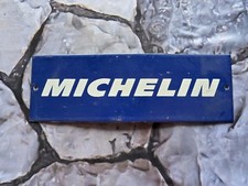 VINTAGE MICHELIN PORCELAIN SIGN ADVERTISING SIGN TIRES 12"×4".