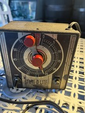 Time-O-Lite Industrial Timer Corp Model M-49 Master Analog Darkroom Timer Gray