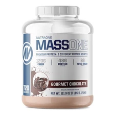 NutraOne Massone Mass Gainer Protein Powder Gain Weight Protein Meal Replacem...