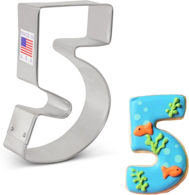 Keksausstecher Nummer Fünf, Nr 5-8,3 cm - Ausstechformen von Ann Clark USA