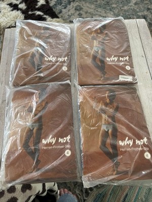  4 Why Not  Herren Slip 1980er Vintage Frottee Unterhose 4 Paar Gr 4 ovp 