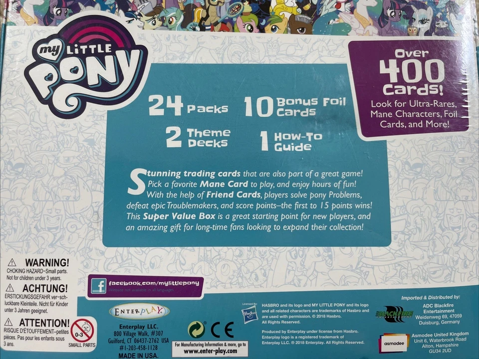 Juego de Cartas Coleccionables My Little Pony Caja Super Valor Foto 2 de 2