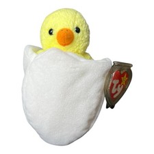 Ty Beanie Baby - EGGBERT the Egg & Chick 6" NEW MWMTs Plush Stuffed Animal Toy