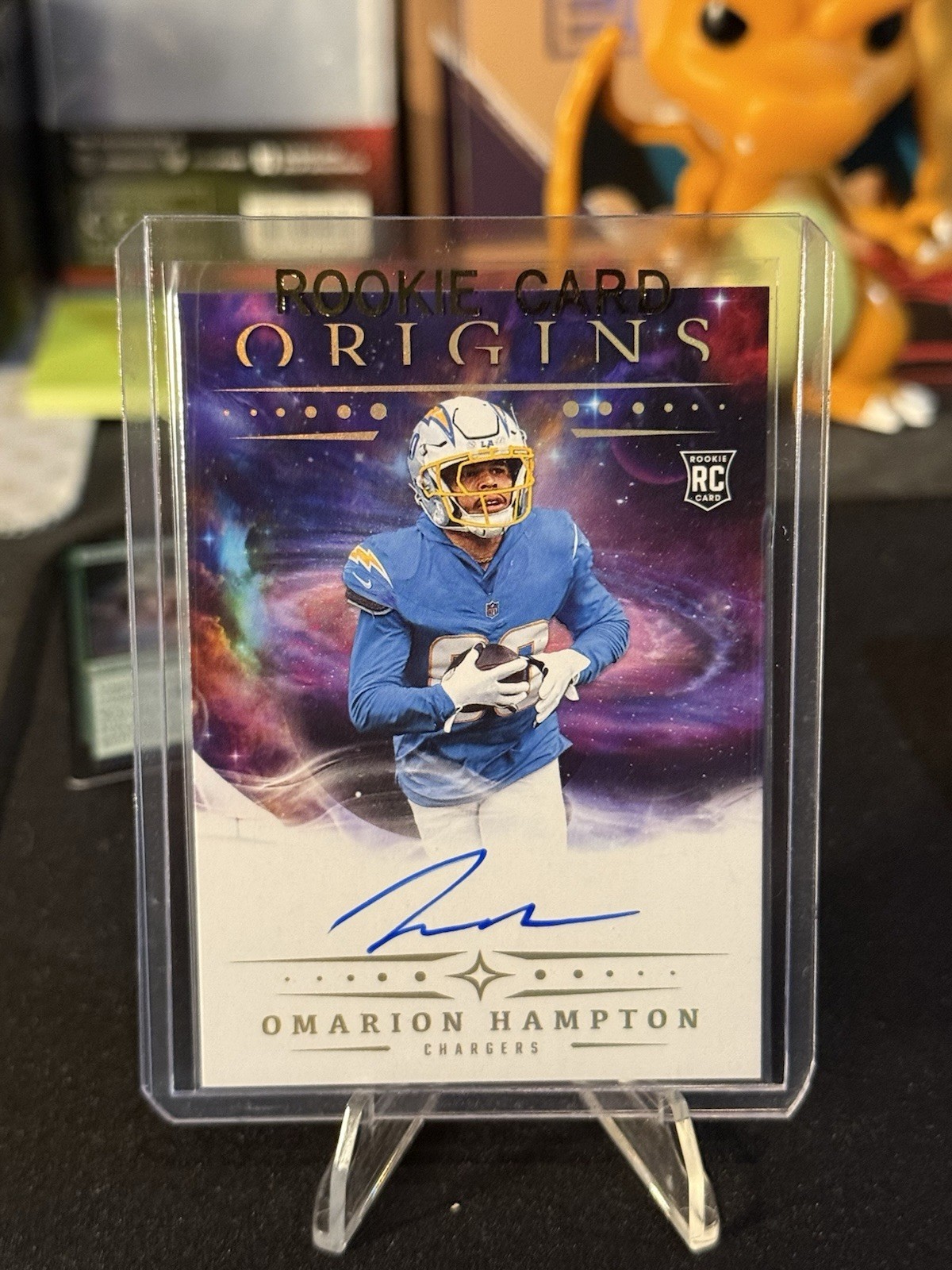 2025 Panini Origins - Rookie Autographs Omarion Hampton #RA-OHA (AU, RC)