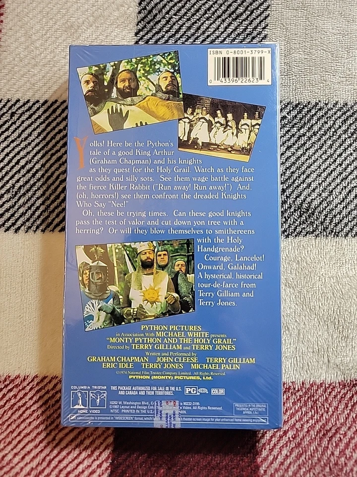 Monty Python and the Holy Grail (VHS, 1997, Widescreen) John Cleese - Sealed New - Image 2 of 4