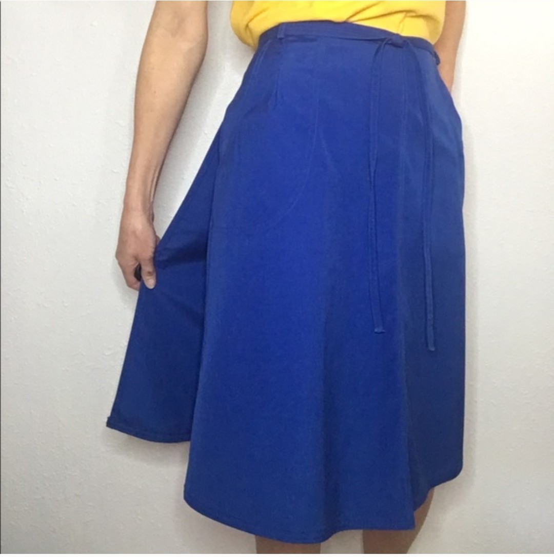 vintage 70s wrap skirt California Place