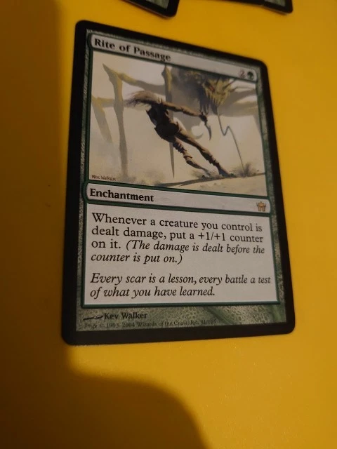 Rite of Passage. Rare Enchantment Fifth Dawn. MTG Card. - Image 4 of 4