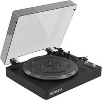 Retekess TR643 Vinyl Record Player, Wireless Record Player, 33/45/78 RPM 3-Speed