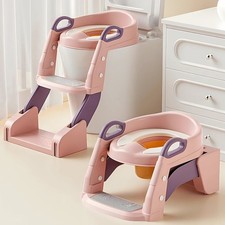 Confident Toddler Potty Seat With Step Stool Ladder Stable Non Slip Training Toy