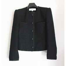 Veronica Beard Lars Metallic Cotton Blend Tweed Jacket, Size 8