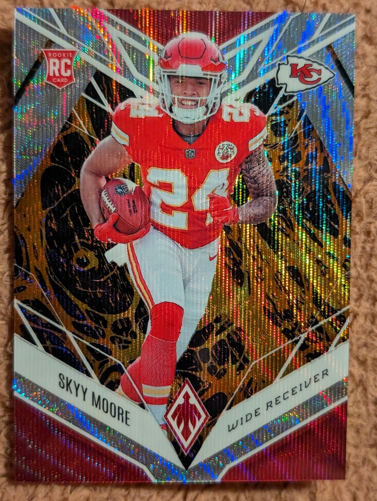 2022 Panini Phoenix - Rookies Skyy Moore #124 Lava 73/175 (RC)
