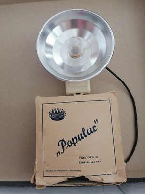 Popular Vintage Kamerablitz Blitzlicht - Western Germany