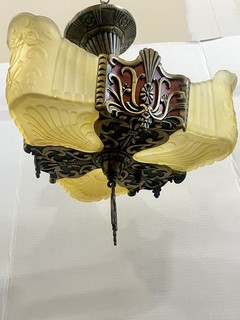 Art Deco Slip Shade Fixture