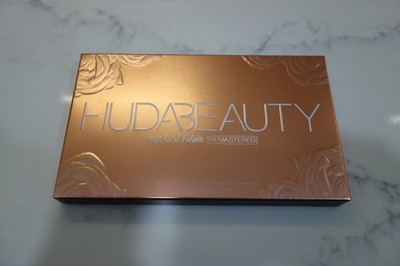 HUDA BEAUTY Rose Gold Palette REMASTERED Eyeshadow Palette NEW IN BOX