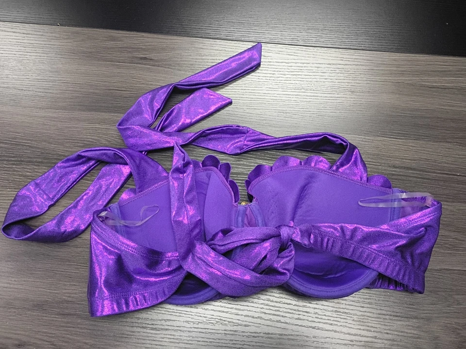Traje de baño para mujer Disney Ariel Sirenita Bikini Juegos con disfraces Sujetador concha 2XL Foto 3 de 4