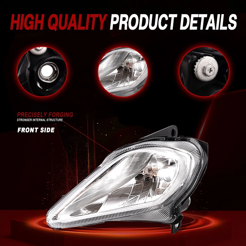 HEADLIGHTS ASSEMBLIES Fit For Yamaha YFZ 450 RAPTOR YFM 250 350 700 2006 - 2022 - Image 2 of 4