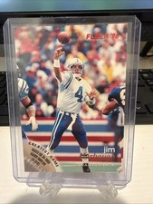 1996 Fleer Skybox International Jim Harbaugh Indianapolis Colts