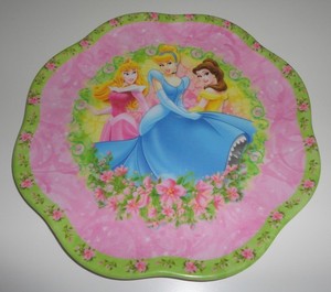 Vintage Disney Princess Plastic Dish Zak Designs Childs Toddler Plate Y2K
