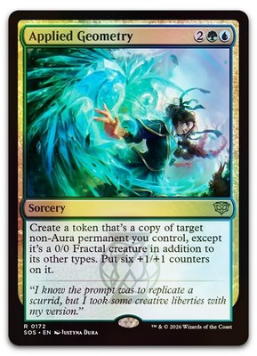 Applied Geometry #172 (Foil) (NM) Secrets of Strixhaven SOS Magic MTG