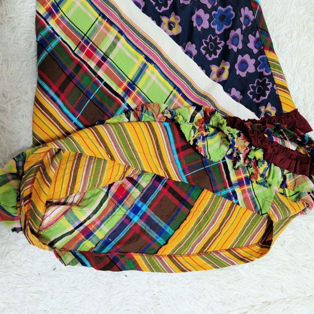 Comme des Garçons Patchwork Skirt Multicolor Flor… - image 7