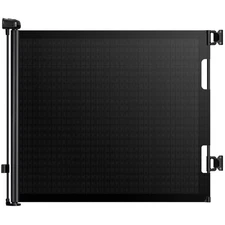 33"x55" Retractable Baby Gate with Auto-Lock for Stairs, Mesh Dog Gate and Child