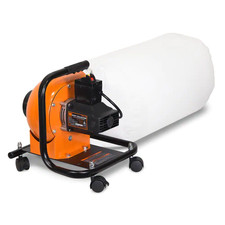 5.7 Amp 660 CFM Rolling Dust Collector with 12 Gal. Bag and Optional Wall Mount