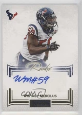 2012 Panini Playbook Signatures Gold 37/49 Whitney Mercilus Rookie Auto RC 10xu