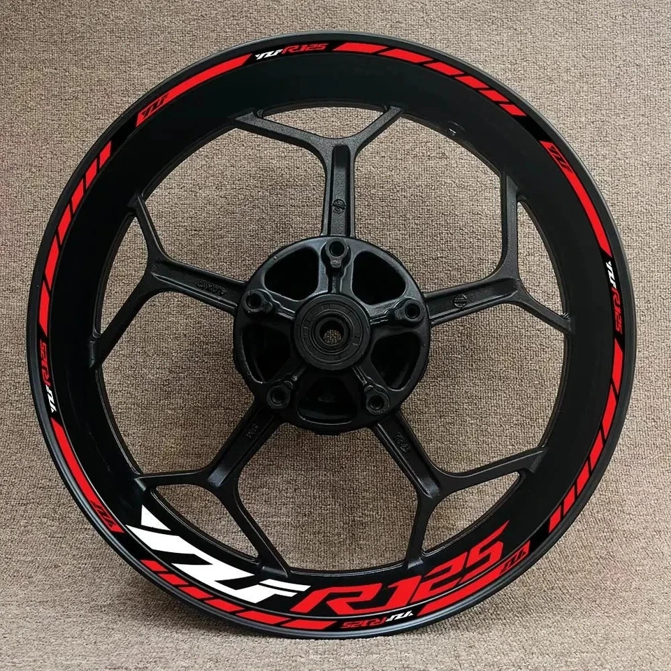 Calcomanía decorativa adhesiva reflectante para llanta de cubo de rueda Yamaha YZF R125 YZF-R125 - Imagen 2 de 4