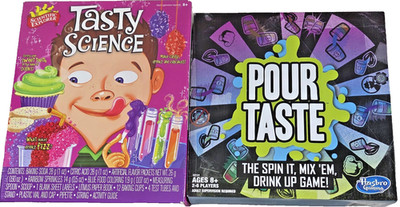 Tasty Science Kit + Pour Taste Game Bundle | STEM Candy Science & Party Game