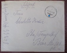 (F722) FP 33248, 1 Schwadron Aufkl. Abt. 150, letzter Brief Gefr. Krause