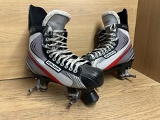 Bauer Vapor Speed “Converted” Ice Hockey “Quad” Skates Men UK Size 11.5 US 12.5 