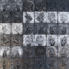 SCAD Zinngießform Zinngussform Zinn Gieß Guss Form Formen Tin Casting Mold Molds