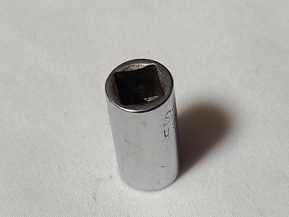 Vintage Snap On 3273430 STM9 9/32"  1/4" Square Drive Deep Socket 6 Point Tool - Image 4 of 4